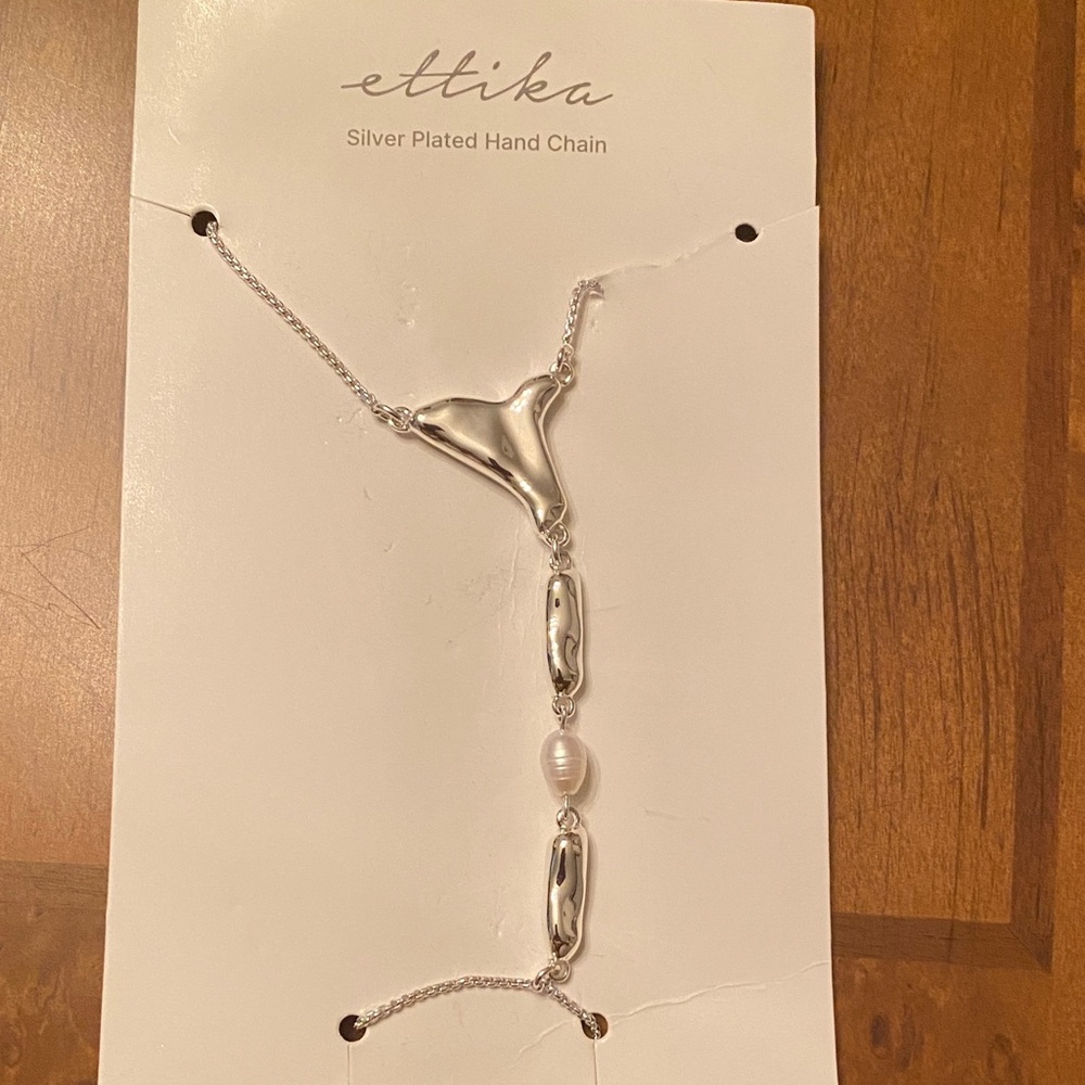 Ethika Silver and Pearl Bracelet